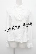 Angelic Pretty / お嬢様のパール襟ブラウス  白 S-26-03-15-020-AP-BL-AS-ZS