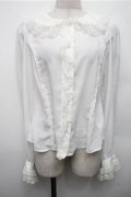 Angelic Pretty / ギャザーレースカラーブラウス  白 S-26-03-15-021-AP-BL-AS-ZS