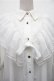 画像3: axes femme / チュールフリルカラー付シャツ  白 S-26-03-15-023-AX-BL-AS-ZS (3)