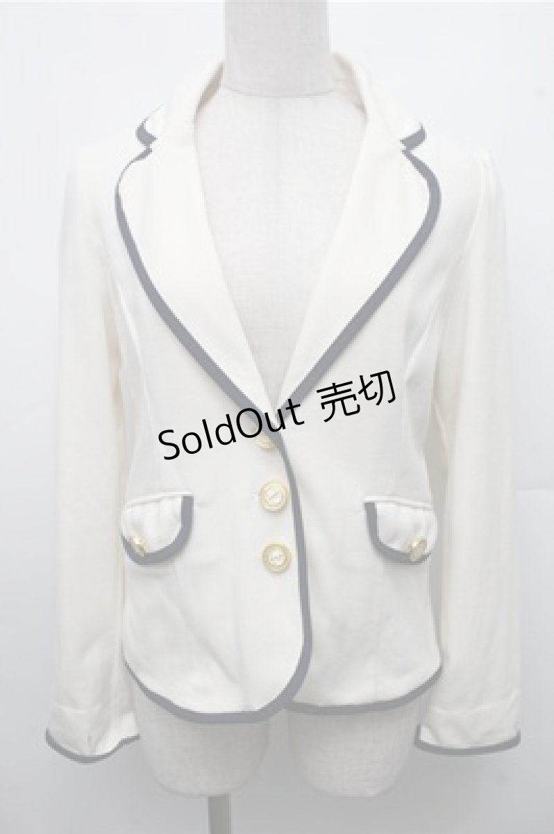 画像1: axes femme / kidsIDOLYジャケット  アイボリー S-26-03-15-029-AX-JA-HR-ZS (1)