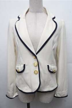 画像1: axes femme / kidsIDOLYジャケット  アイボリー S-26-03-15-029-AX-JA-HR-ZS