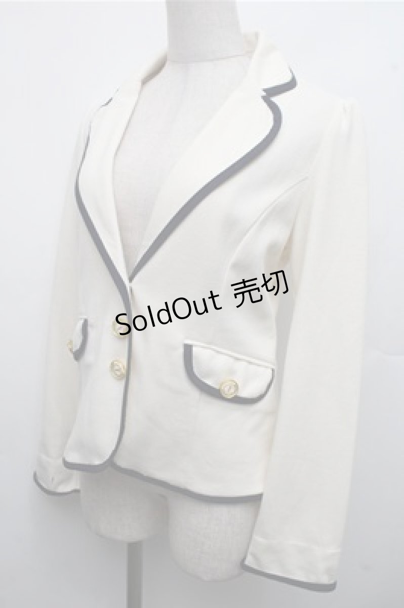 画像3: axes femme / kidsIDOLYジャケット  アイボリー S-26-03-15-029-AX-JA-HR-ZS (3)