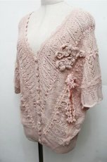 画像3: PINK HOUSE / お花モチーフニット  ピンク S-26-03-15-031-LO-TO-AS-ZS (3)