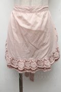 PINK HOUSE / ローズレース使いエプロン  ピンク S-26-03-17-043-LO-ZA-SA-ZS