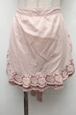 画像1: PINK HOUSE / ローズレース使いエプロン  ピンク S-26-03-17-043-LO-ZA-SA-ZS (1)