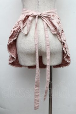 画像2: PINK HOUSE / ローズレース使いエプロン  ピンク S-26-03-17-043-LO-ZA-SA-ZS