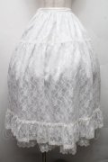 ALICE and the PIRATES / Vampire Rose レーススカート  白 S-26-03-17-048-PA-SK-AS-ZS