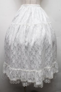 画像1: ALICE and the PIRATES / Vampire Rose レーススカート  白 S-26-03-17-048-PA-SK-AS-ZS
