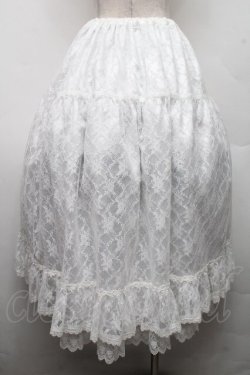 画像2: ALICE and the PIRATES / Vampire Rose レーススカート  白 S-26-03-17-048-PA-SK-AS-ZS