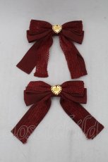 画像1: Angelic Pretty / レースハートチャームレースクリップSet  赤 S-26-03-17-008-AP-AC-SZ-ZS (1)