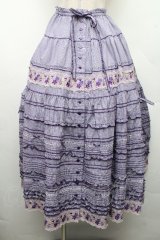 PINK HOUSE / 50thヴァイオレットスカート  ラベンダー S-26-03-17-052-LO-SK-AS-ZS