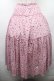 画像1: INGEBORG / ランダムロゴpt.ティアードスカート 3(9号) ピンク S-26-03-17-054-LO-SK-SA-ZS (1)