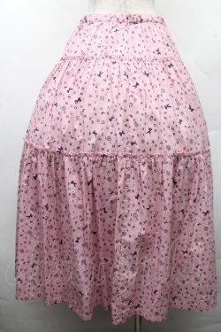 画像2: INGEBORG / ランダムロゴpt.ティアードスカート 3(9号) ピンク S-26-03-17-054-LO-SK-SA-ZS