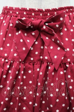 画像3: PINK HOUSE / ドットスカート  ワイン S-26-03-17-056-LO-SK-SZ-ZS