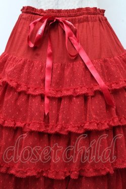 画像3: PINK HOUSE / ポルカドットチュールスカート  赤 S-26-03-17-057-LO-SK-SA-ZS