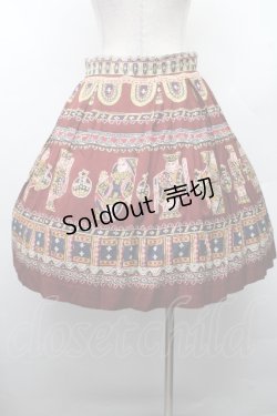 画像2: Jane Marple / Royalトランプスカート  ワイン S-26-03-17-059-JM-OP-AS-ZS