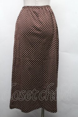 画像2: KANEKO ISAO / ドットカットスカート  ブラウン S-26-03-17-060-EL-SK-SA-ZS