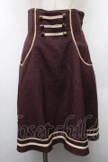 Innocent World / ポケット付きブレードスカート M ワイン S-26-03-17-061-IW-SK-AS-ZS