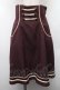 画像1: Innocent World / ポケット付きブレードスカート M ワイン S-26-03-17-061-IW-SK-AS-ZS (1)
