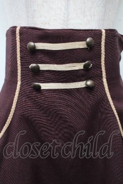 画像3: Innocent World / ポケット付きブレードスカート M ワイン S-26-03-17-061-IW-SK-AS-ZS