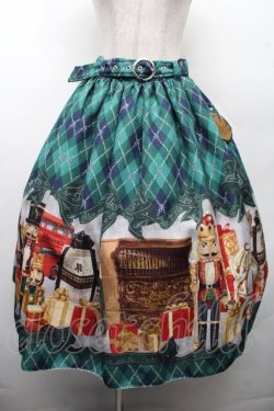画像1: ALICE and the PIRATES / Nostalgic Gift〜くるみ割り人形と大切な想い出〜ロングスカート  グリーン S-26-03-17-063-PA-SK-HR-ZS