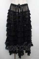 PINK HOUSE / ポルカドットチュールタブリエ  黒 S-26-03-17-068-LO-SK-SA-ZS