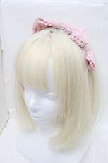 画像1: Chalmiere / トリプルリボンカチューシャ  ピンク S-26-03-17-018-0-AC-AS-ZT651-F002 (1)