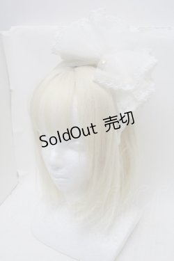 画像1: Angelic Pretty / Decorationチュールカチューシャ  白 S-26-03-17-019-AP-AC-SZ-ZS