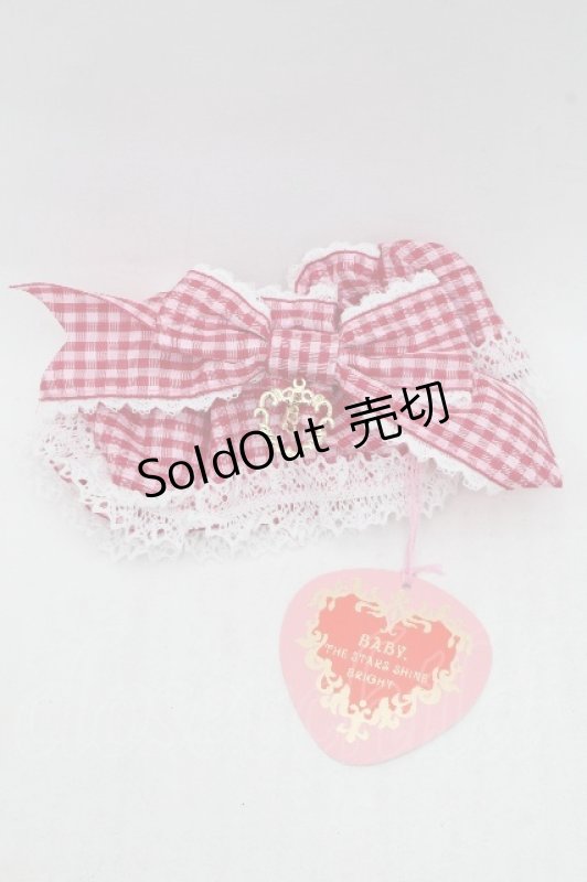 画像1: BABY,THE STARS SHINE BRIGHT / Flancesca Ribbonシュシュ  エンジｘピンク S-26-03-17-004-BA-ZA-HR-ZS (1)