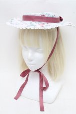 画像1: Kurumi Collaboration / 花柄ヘッドドレス  白 S-26-03-17-022-GO-AC-AS-ZTK048 (1)