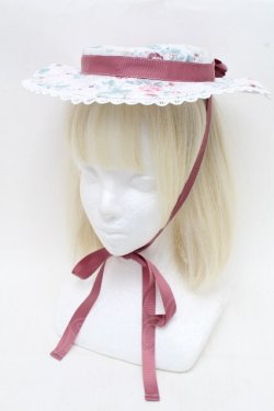 画像1: Kurumi Collaboration / 花柄ヘッドドレス  白 S-26-03-17-022-GO-AC-AS-ZS