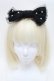画像1: Angelic Pretty / チュールリボンパールバレッタ  黒 S-26-03-17-023-AP-AC-SZ-ZS (1)