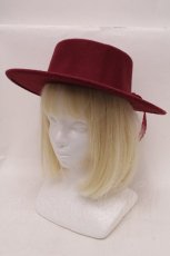 画像1: axes femme / 巻きバラレースカンカン帽  ブラウン S-26-03-17-028-AX-AC-HR-ZTK048 (1)