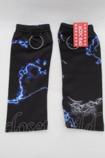 画像1: ACDC RAG / 最強界隈01ちゃんレッグウォーマー  黒ｘ青 S-26-03-17-005-PU-ZA-HR-ZT651-F002 (1)