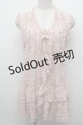 PINK HOUSE / ドットチュールレースベスト F ピンク S-26-03-17-033-LO-BL-SZ-ZS