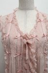 画像3: PINK HOUSE / ドットチュールレースベスト F ピンク S-26-03-17-033-LO-BL-SZ-ZS (3)