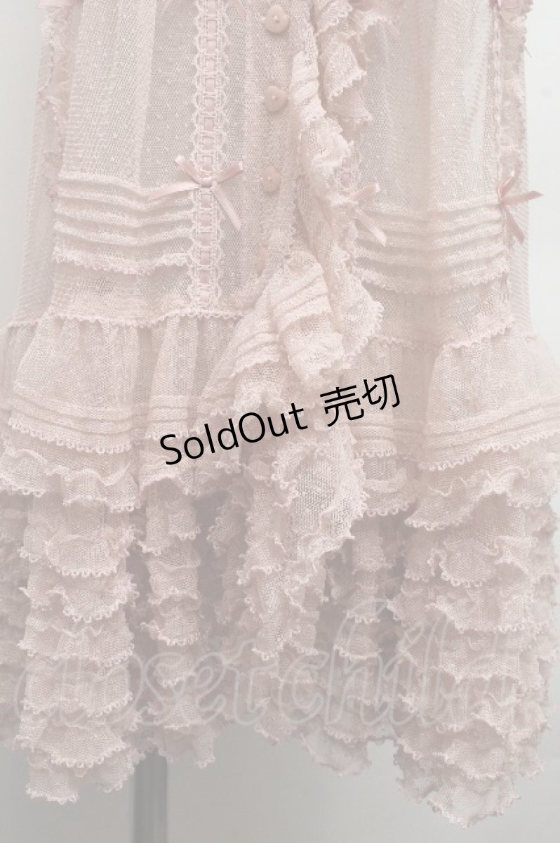 画像4: PINK HOUSE / ドットチュールレースベスト F ピンク S-26-03-17-033-LO-BL-SZ-ZS (4)