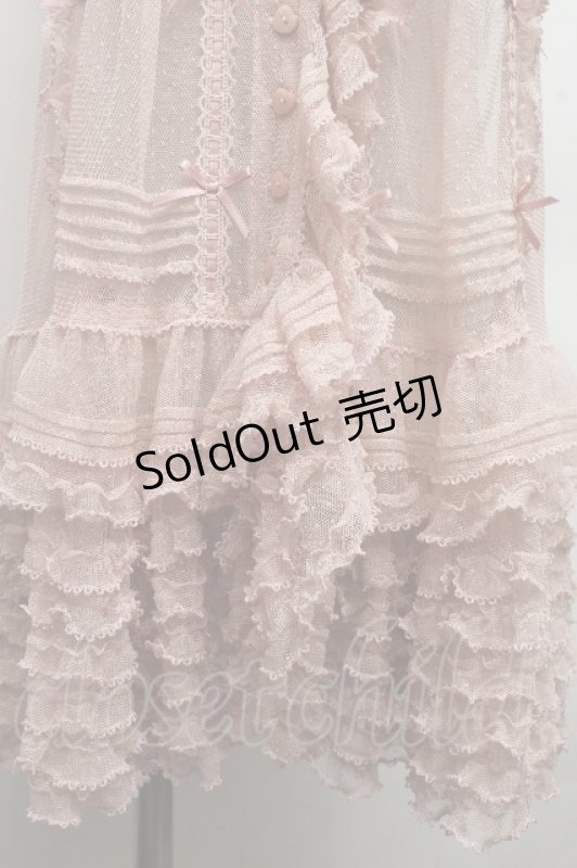 画像4: PINK HOUSE / ドットチュールレースベスト F ピンク S-26-03-17-033-LO-BL-SZ-ZS (4)
