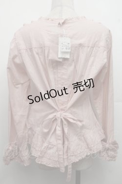 画像2: PINK HOUSE / フリルいっぱいローンブラウス F ピンク S-26-03-17-034-LO-BL-SZ-ZS