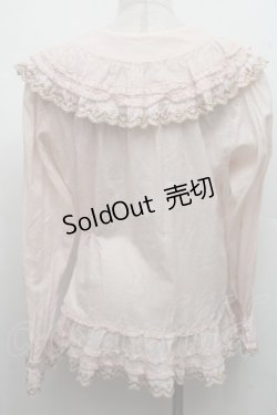 画像2: PINK HOUSE / ドイリーレース使いブラウス F ピンク S-26-03-17-035-LO-BL-SZ-ZS