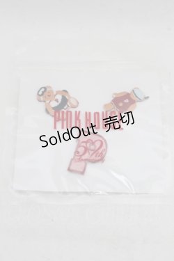 画像1: PINK HOUSE / 刺繍ピンバッチ   S-26-03-17-006-LO-ZA-AS-ZS