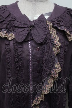 画像3: PINK HOUSE / ドイリーレース使いブラウス F パープル S-26-03-17-039-LO-BL-SZ-ZS