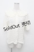 m petit by misako / AOKレースブラウス S アイボリー S-26-03-19-004-LO-BL-HR-ZS