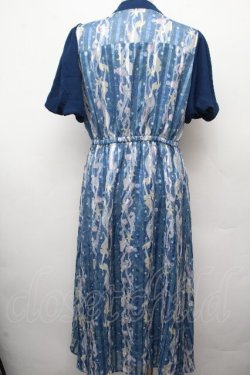 画像2: axes femme POETIQUE / マーメイドパフュームワンピース  紺 S-26-03-19-032-AX-OP-AS-ZS