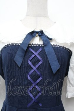 画像4: Amavel / あじさいと雨露のワンピース  紺 S-26-03-19-033-CA-OP-AS-ZS