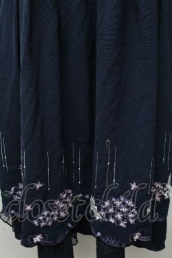 画像5: Amavel / あじさいと雨露のワンピース  紺 S-26-03-19-033-CA-OP-AS-ZS