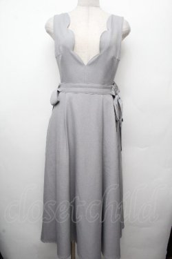 画像1: MILK / VIOLA ロングジャンパースカート  グレー S-26-03-19-035-ML-OP-AS-ZS