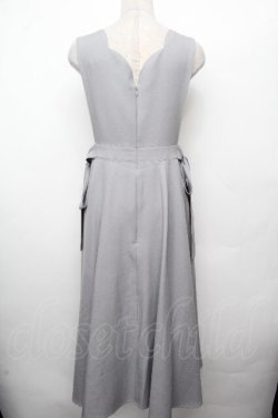 画像2: MILK / VIOLA ロングジャンパースカート  グレー S-26-03-19-035-ML-OP-AS-ZS