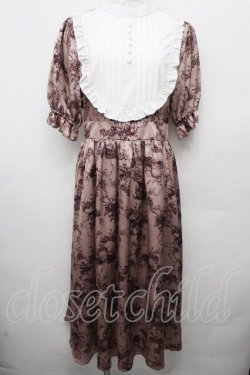 画像1: m petit by misako / トワルドジュイワンピース M ピンク S-26-03-19-041-LO-OP-HR-ZS