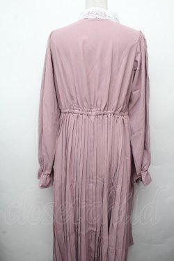 画像2: m petit by misako / AM*レースエリプリーツワンピース L ピンク S-26-03-19-042-LO-OP-AS-ZS